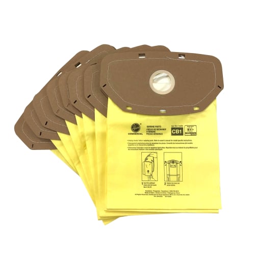 Hoover Commercial® Allergen Bags Sealed Collar, 60 Per Case